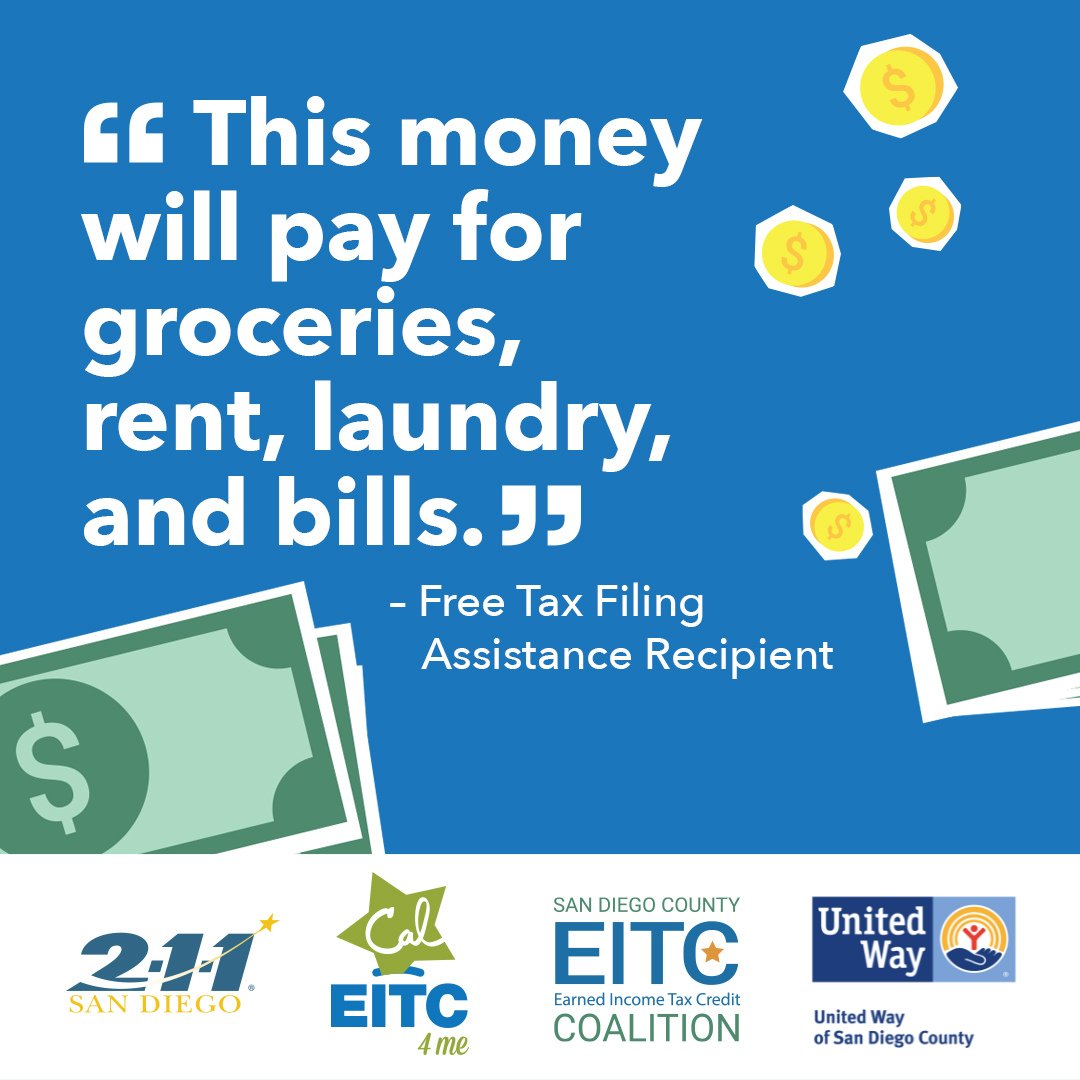 There is still time to file your taxes at no cost! Visit MyFreeTaxes.org to securely self-file your taxes with trusted support. Provided by United Ways of California, this free service helps ensure individuals and families access the refunds and credits they deserve.