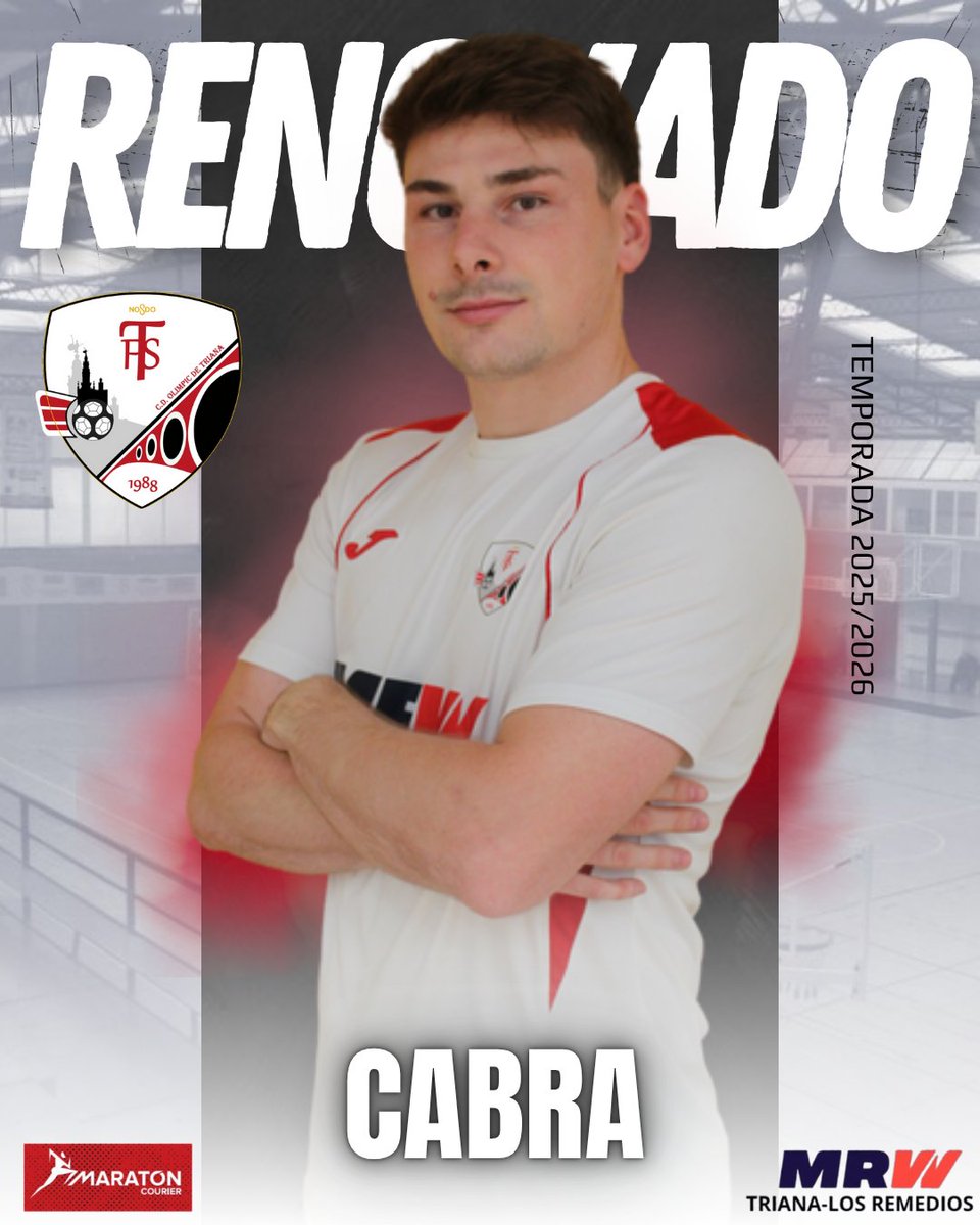 📣🆕 𝐑𝐄𝐍𝐎𝐕𝐀𝐃𝐎

Nuestro goleador, <a href="/JesusRoldan98/">Jesús Roldán</a>, más conocido como 𝗖𝗮𝗯𝗿𝗮 continúa en la primera plantilla

🔝El pívot ha firmado una temporada sensacional en nuestro club y en el equipo de la <a href="/unisevilla/">Universidad de Sevilla</a>

¡𝑼𝒏𝒐 𝒅𝒆 𝒍𝒐𝒔 𝒏𝒖𝒆𝒔𝒕𝒓𝒐𝒔!

#olimpicverywell⚪️⚫️🔴