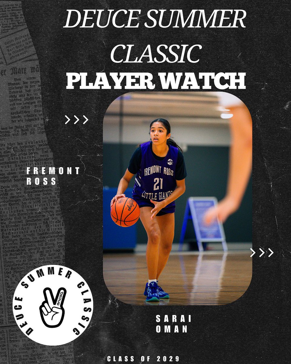 Deuce Brand Summer HS Championships ๐ (@byoghs) on Twitter photo Player to watch! ๐
Class of 2029 Sarai Omani of <a href="/fremont_hs/">FremontRossHS</a> has been making noise early at the Deuce Summer Classic. Stay tuned. #deucesummer25
Photo/post creds <a href="/xdaltonh/">D A L T O N</a> <a href="/GOAT___Training/">Trey๐</a> Player to watch! ๐
Class of 2029 Sarai Omani of <a href="/fremont_hs/">FremontRossHS</a> has been making noise early at the Deuce Summer Classic. Stay tuned. #deucesummer25
Photo/post creds <a href="/xdaltonh/">D A L T O N</a> <a href="/GOAT___Training/">Trey๐</a>