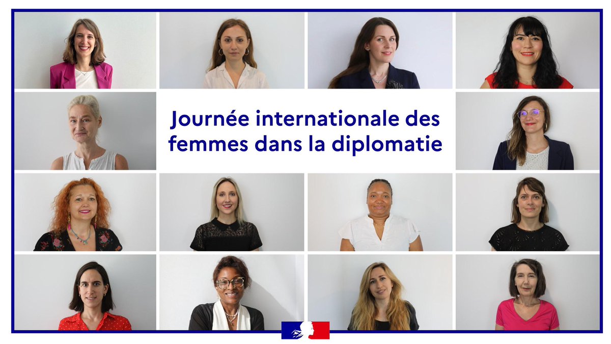 Aujourd’hui, nous célébrons les femmes dans la diplomatie.

À la Mission permanente de la 🇫🇷 auprès de l’ONU, elles sont le visage d’une diplomatie engagée, inclusive et résolument féministe. 
#DiplomatieFéministe