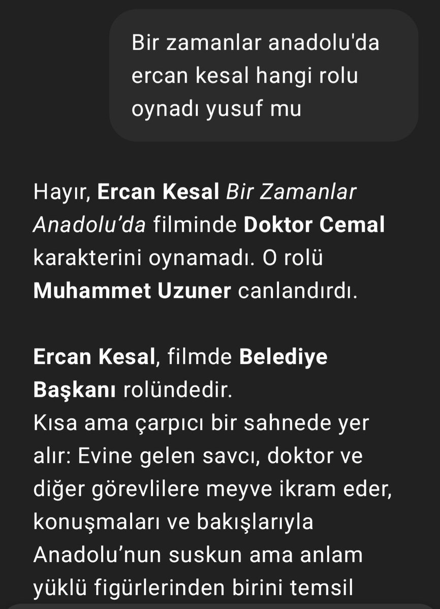 afsolmaz's tweet photo. benim chatgpt biraz mal galiba https://t.co/AJtMhJ3QPm