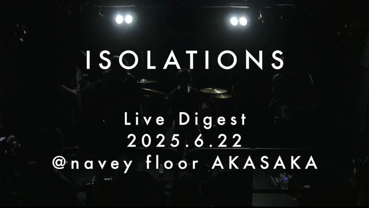 ISOLATIONS tweet media