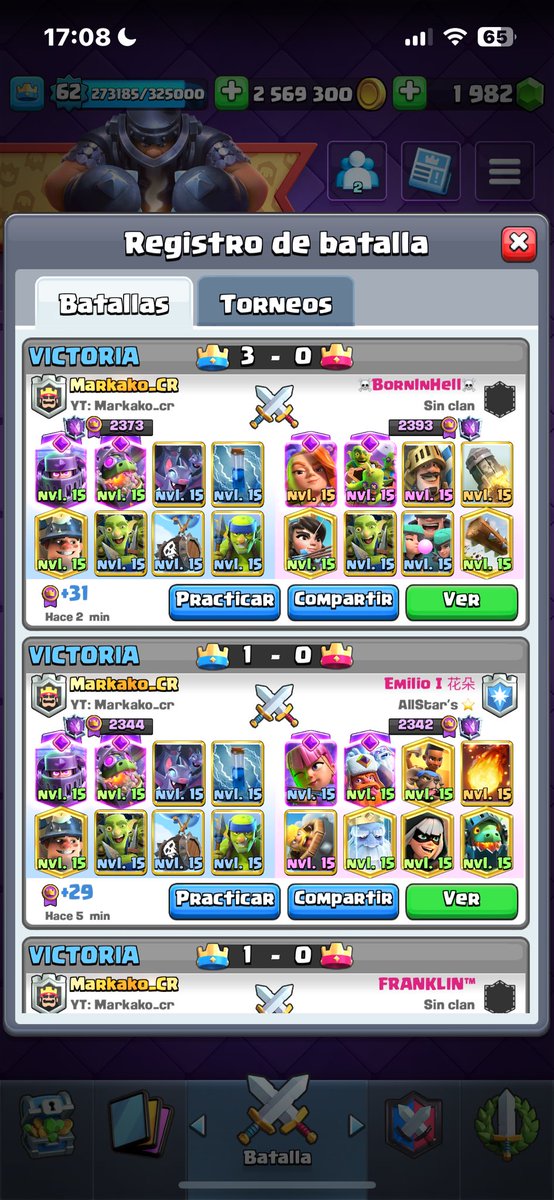 3 días para la OWN y seguimos avanzado en ladder…

TOP 2400 🌏  |  TOP 30 🇪🇸