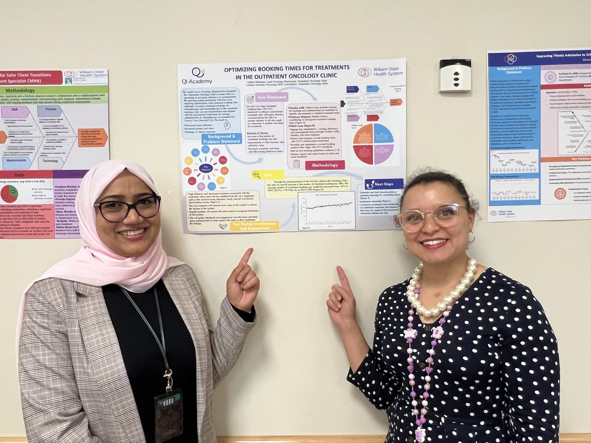 Join us in congratulating our second cohort of QI Academy graduates! ✨

Our Quality Improvement (QI) Academy empowers Osler team members with the knowledge, skills and tools needed to lead and sustain quality improvement projects within their clinical settings.

Last week we