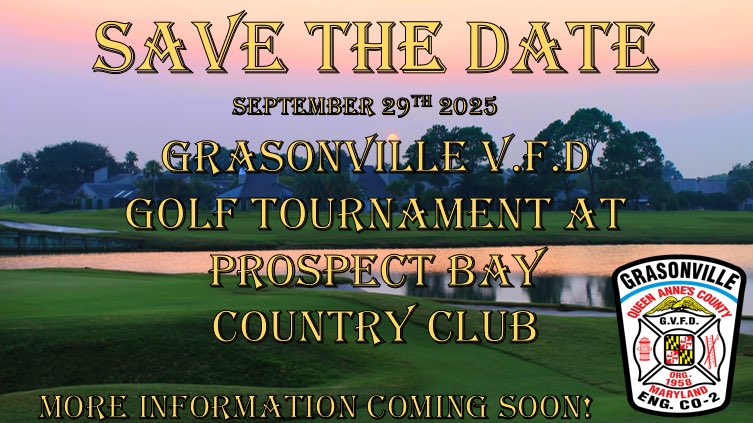 ******Save the Date********

GVFD Annual Golf Tournament

Monday September 29th 2025

More Information for registration and sponsorships will be Coming Soon.