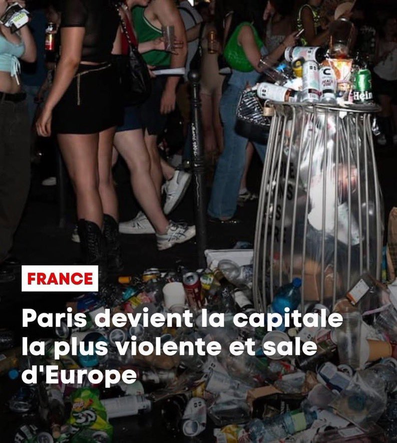 PsyGuy007's tweet image. 🚨 🇫🇷 Paris est désormais classée comme la ville la plus violente et la plus sale d’Europe.

🗣️ Êtes-vous d’accord avec ce sondage ?

A. OUI
B. NON