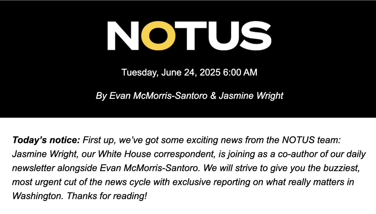 JustinPeligri's tweet image. Every morning, for free, in your inbox -- the NOTUS morning newsletter with @EvanMcS and @JasJWright.
Subscribe: notus.org/newsletter