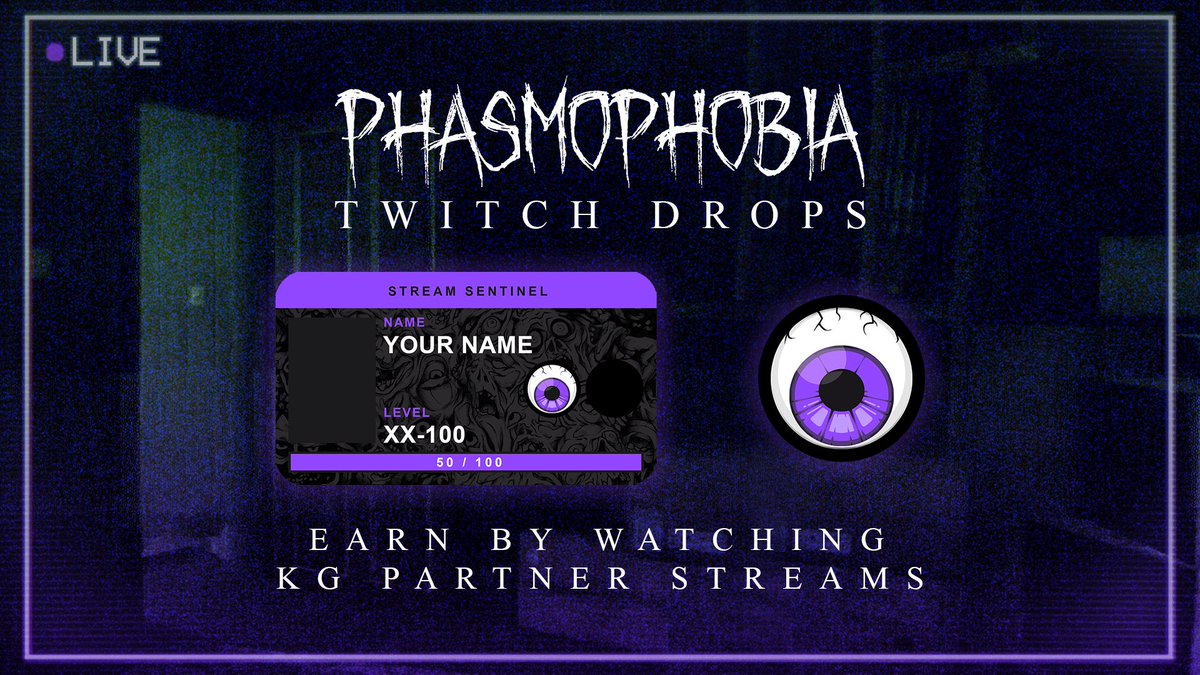 Phasmophobia fans! 👻 Get an EXCLUSIVE ID card &amp; badge in the new update by watching my live stream here:
twitch.tv/psychohypnotic
<a href="/PlayPhasmo/">Phasmophobia</a>