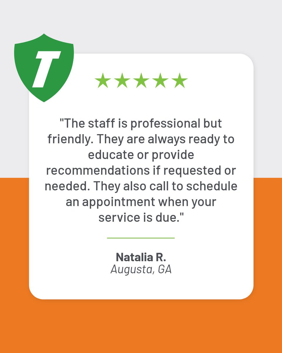 Our commitments and promises to our customers will always be at the forefront of what we do. 💚 #trustterminix