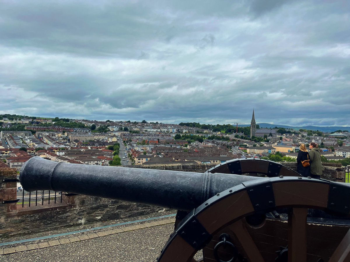 Fascinating tour of Derry-Londonderry today (School Trip, Day Two) with Jimmy Toye - a really outstanding guide with firsthand experience of Bloody Sunday - followed by a trip to the Museum of Free Derry - quite a day