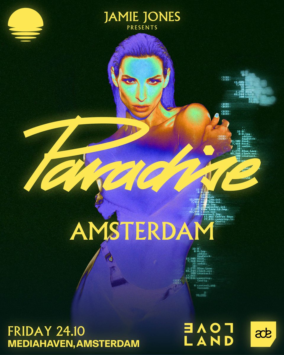 Amsterdam! Ready for another crazyy ADE together? Friday 24th Oct, the Paradise crew and I touch down for a massive 3 room takeover at Mediahaven. Sign up now for access to pre-sale when it drops! 

laylo.com/paradiseibiz/n…