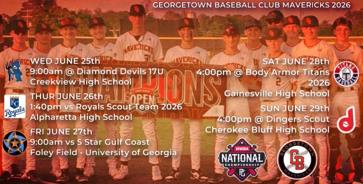 Me and my teammates will be in Marietta Georgia playing in the WWBA can’t wait for this opportunity.