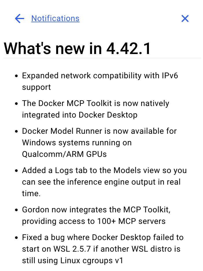 Lots of great new goodies in Docker Desktop