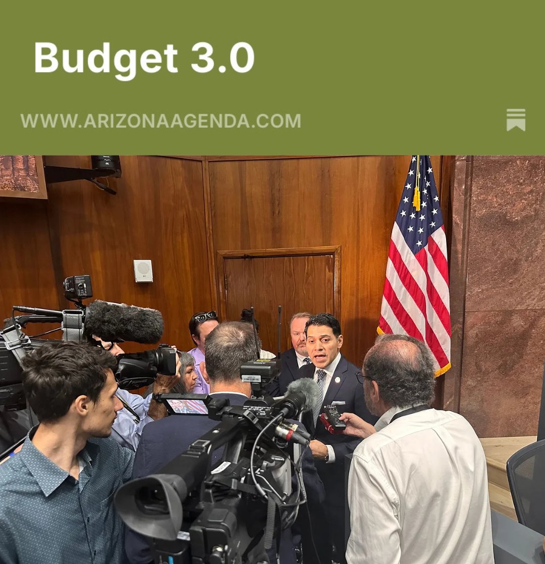 Arizona is moving alarmingly close to a state government shutdown. At 10 a.m. today, the House Appropriations Committee is going over the new budget plan the governor has already promised to veto. (🔗 in bio)