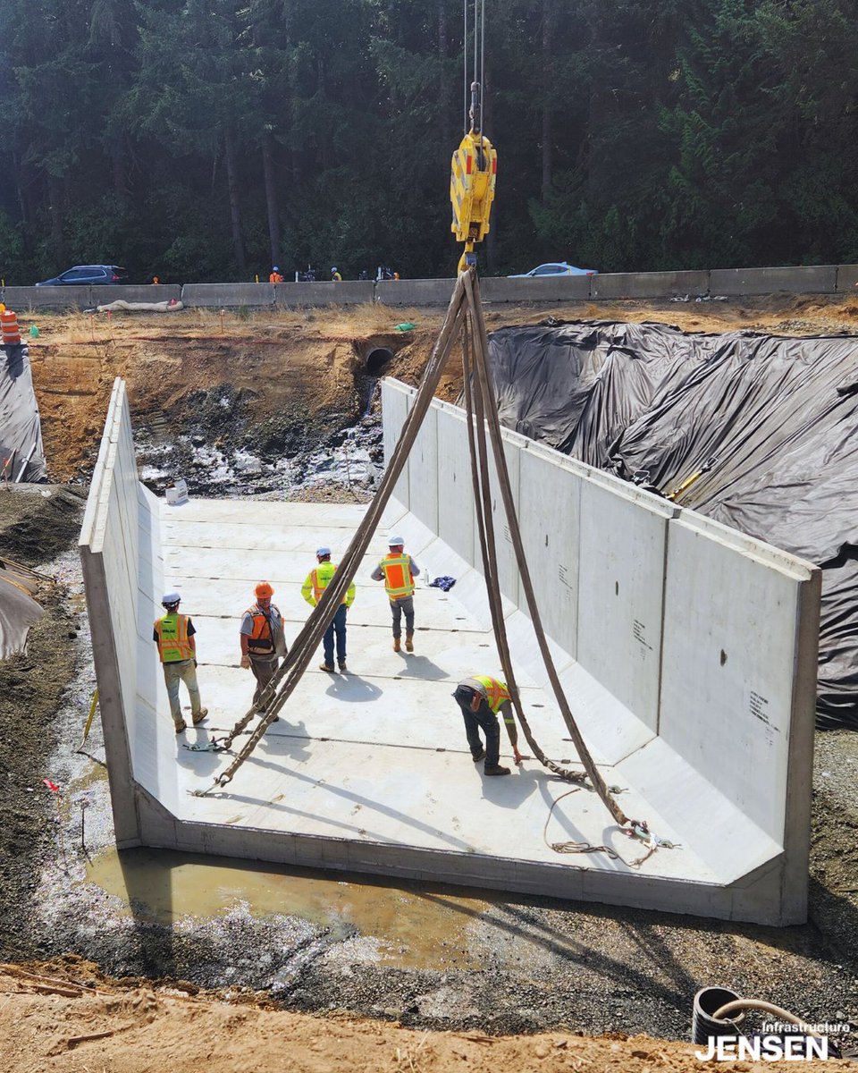 jensenprecast's tweet image. Well, this is pretty cool.

A project Jensen provided box culvert for won the APWA Washington Chapter's project of the year in the environment category.

Here are some pics from the project.

#JensenInfrastructure #precast #fishpassage #PNW