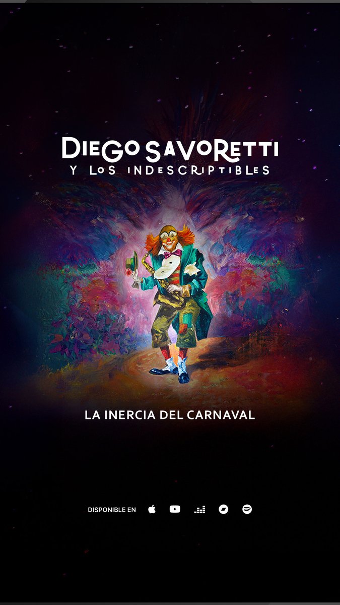 diegosavoretti's tweet photo. En 🔗https://t.co/FRif69Lkwj podés encontrar todos los adelantos de LA INERCIA DEL CARNAVAL y Pre-Guardar el disco completo que sale el 11 de julio.
@Indescriptibles 🎧 #Savoretti #LIDC https://t.co/2JoJB74bpm