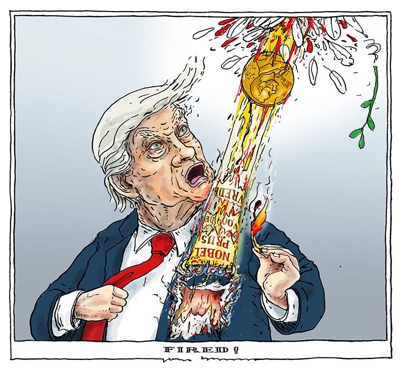 joepbertrams's tweet image. de gedroomde Nobelprijs voor de vrede #Trump #Iran #vuur #bunkerbuster #medaille