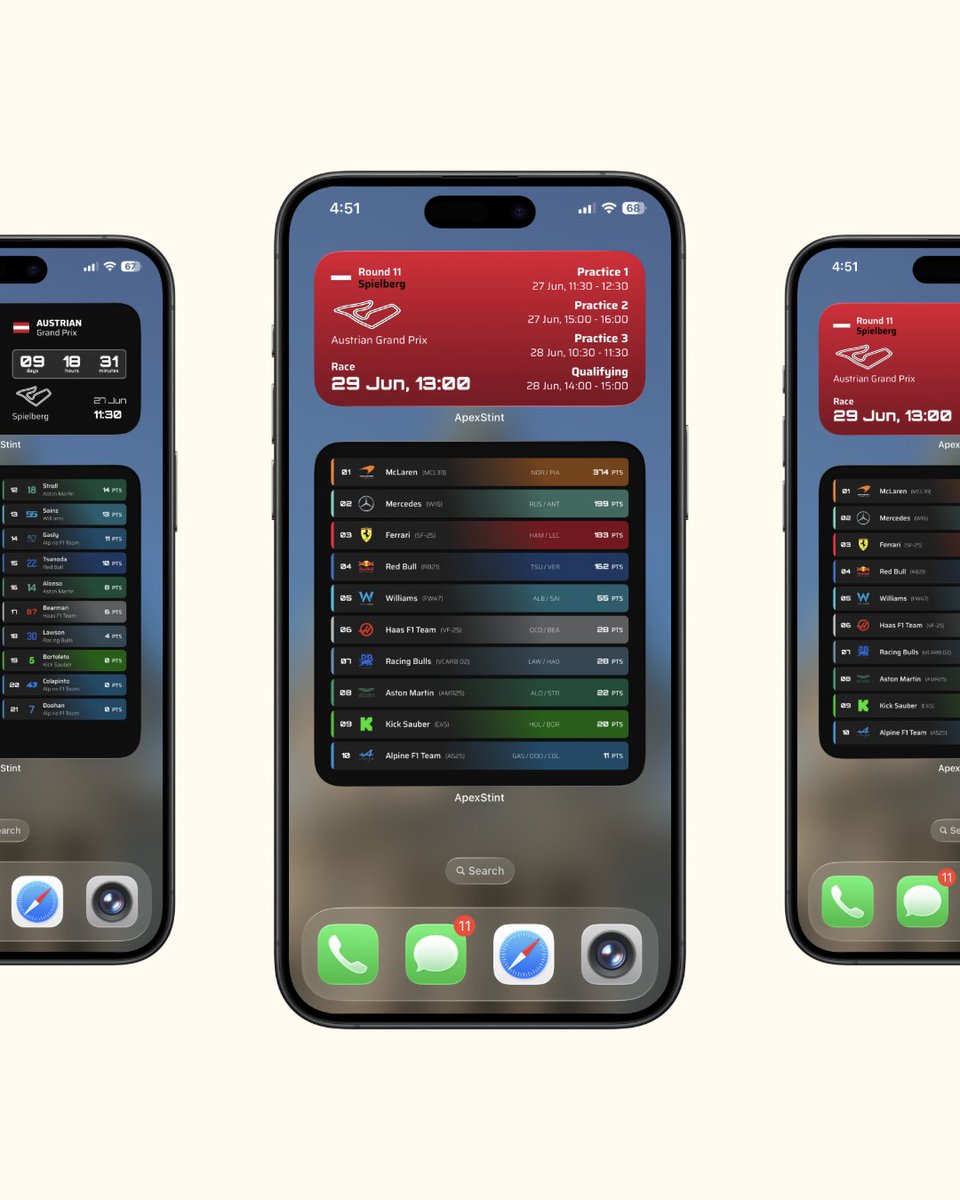 ApexStint: Free F1 Widgets tweet media