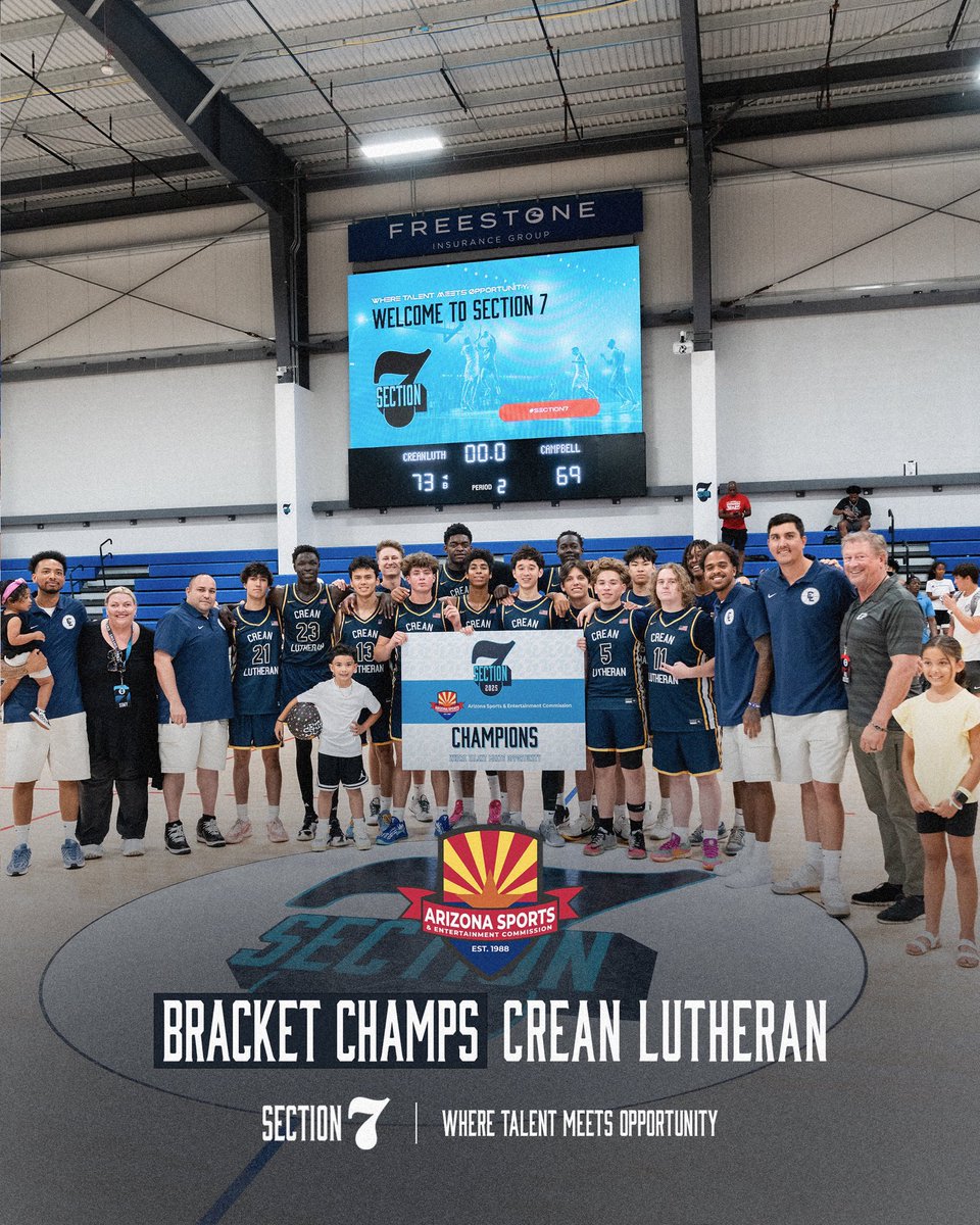 Congrats to our guys Adan Diggs, Caden Jones, and Hunter Caplan along with their respective schools Millennium and Crean Lutheran on winning Section 7! #ALLIN 🔥🏀