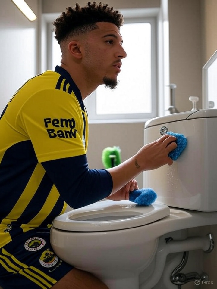sibear71's tweet image. #scrubbing in fenerbahce #jadonsancho