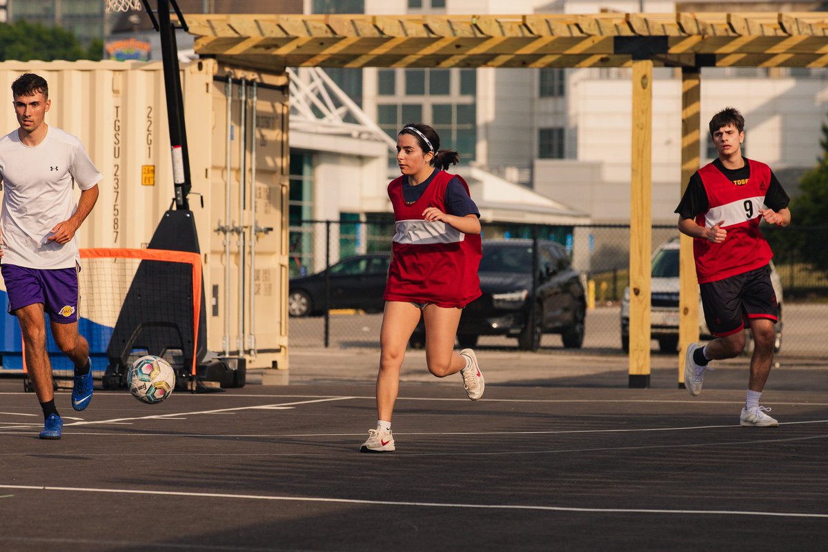 Noahbout_it's tweet photo. "If you build it, they will come.”

This is the first-ever free soccer program for adults in downtown Cleveland. We’ve already connected with almost 100 individuals and the most common question we’re hearing is: “Is this permanent?”

People don’t ask for what they can’t imagine. https://t.co/XLiJY2VqJ4