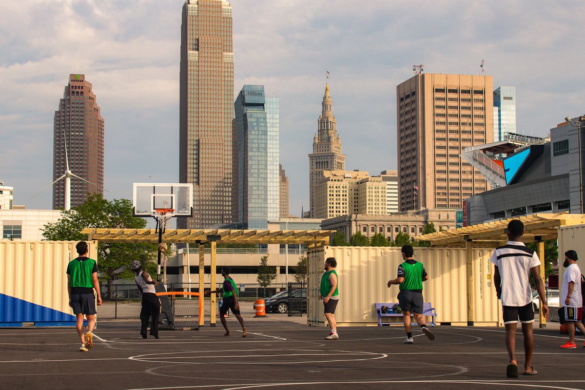 Noahbout_it's tweet photo. "If you build it, they will come.”

This is the first-ever free soccer program for adults in downtown Cleveland. We’ve already connected with almost 100 individuals and the most common question we’re hearing is: “Is this permanent?”

People don’t ask for what they can’t imagine. https://t.co/XLiJY2VqJ4