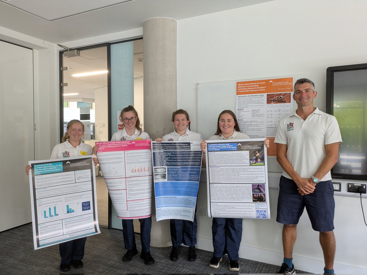 Lovely to see our BSc and MSc students present their dissertation findings today as part of our AHP conference.