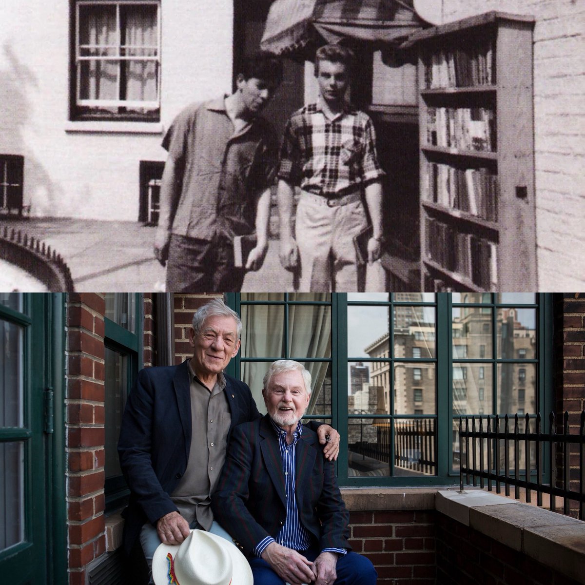 SDJ &amp; Sir Ian McKellen met at Cambridge in 1958 - they have been close friends for over 60 years, and what a duo they are ❤️ 

#SirDerekJacobi #SirIanMcKellen