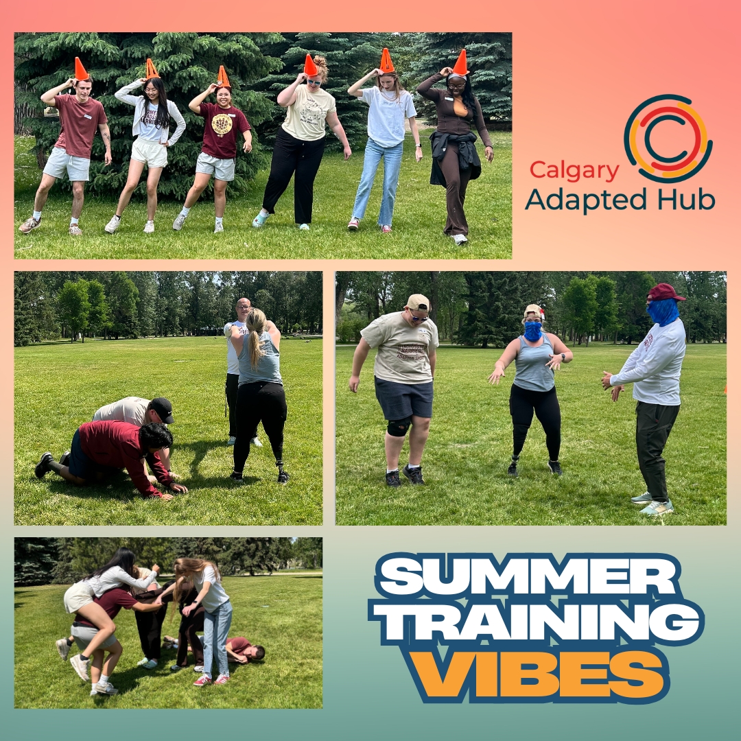 Our training day as part of the Calgary Adapted Hub powered by Jumpstart Student Collective brought out the creativity, connection, and full-body teamwork!
