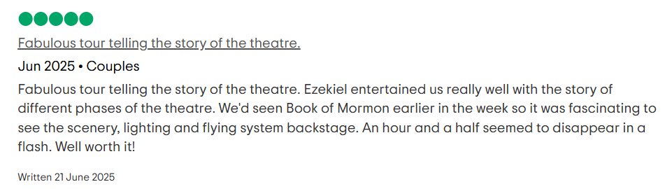 EzekialBone's tweet image. 🌟'Fabulous!' 🌟Limelight Theatre Tour @RoyalNottingham gives glimpses of how the magic is conjured up. Nxt 7 shows SOLD OUT. Tickets available 20 Sep for remaining 5 @VisitNotts @visittheatres @EM_Theatre @uktheatre @No1tingham @thevicsoc @frankmatchamsoc @uk_theatre #Nottingham