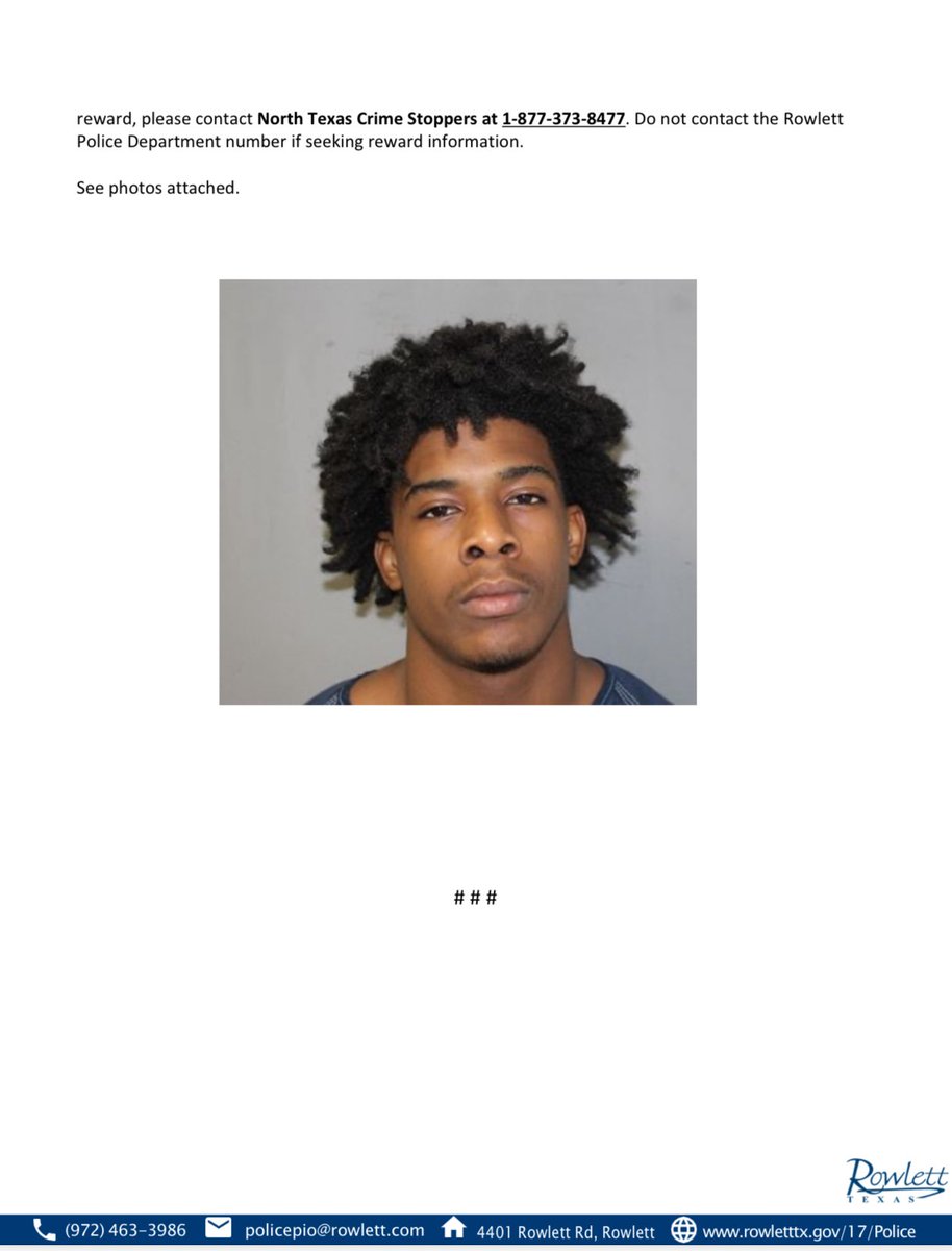 Rowlett Police Department tweet media