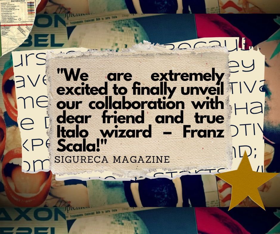 ECLECTICA (@eclecticaberlin) on Twitter photo ‘We are extremely excited to finally unveil our collaboration with dear friend and true Italo wizard – Franz Scala!’
Find out more about #Franzscala and <a href="/LocalSuicide/">Local Suicide</a>’s new collaboration, out via #SlowMotionRecords , on #SigurecaMagazine:
sigureca.hr/franz-scala-i-… ‘We are extremely excited to finally unveil our collaboration with dear friend and true Italo wizard – Franz Scala!’
Find out more about #Franzscala and <a href="/LocalSuicide/">Local Suicide</a>’s new collaboration, out via #SlowMotionRecords , on #SigurecaMagazine:
sigureca.hr/franz-scala-i-…