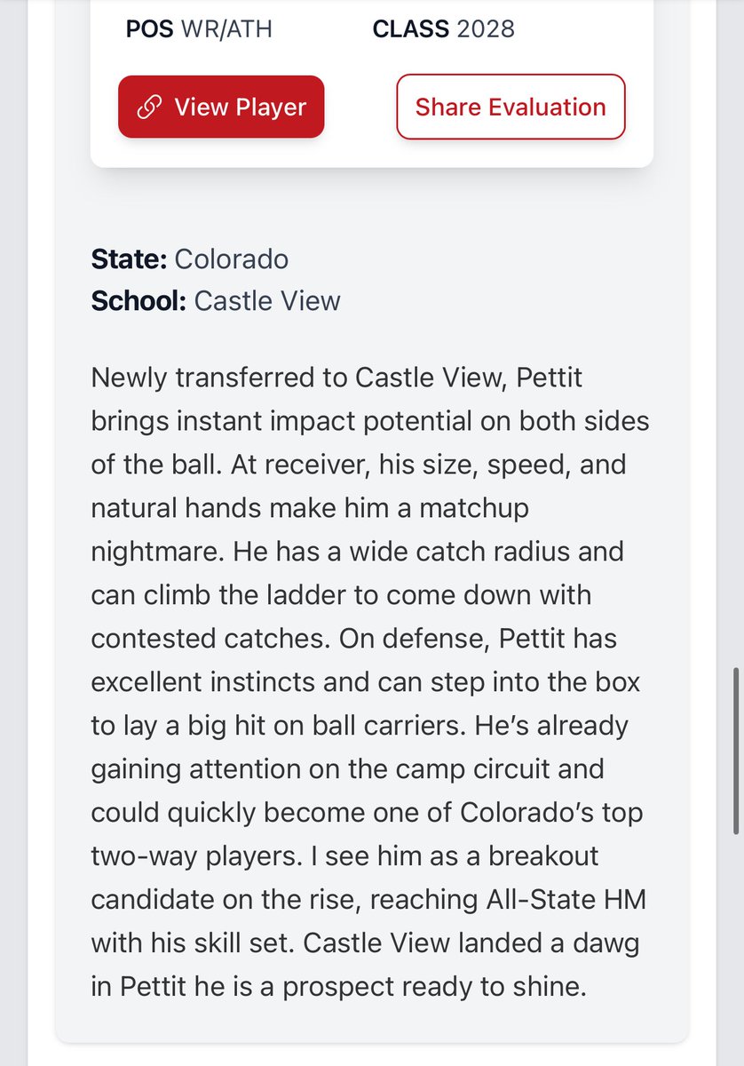 Thankful for the write up <a href="/RobertLDavisIV/">RobertLDavisIV</a> <a href="/ManW3_1stNames/">Robert Frank Martin</a> <a href="/PrepRedzoneCO/">Prep Redzone Colorado</a> <a href="/CoPreps/">Colorado Prep Report</a> <a href="/PrepRedzoneNext/">Prep Redzone 𝙉𝙀𝙓𝙏 🏈</a> <a href="/BrandonHuffman/">Brandon Huffman</a> <a href="/mrcoachsteffen/">Ryan Steffen</a> <a href="/CVFootballCoach/">Butch Bradley</a>