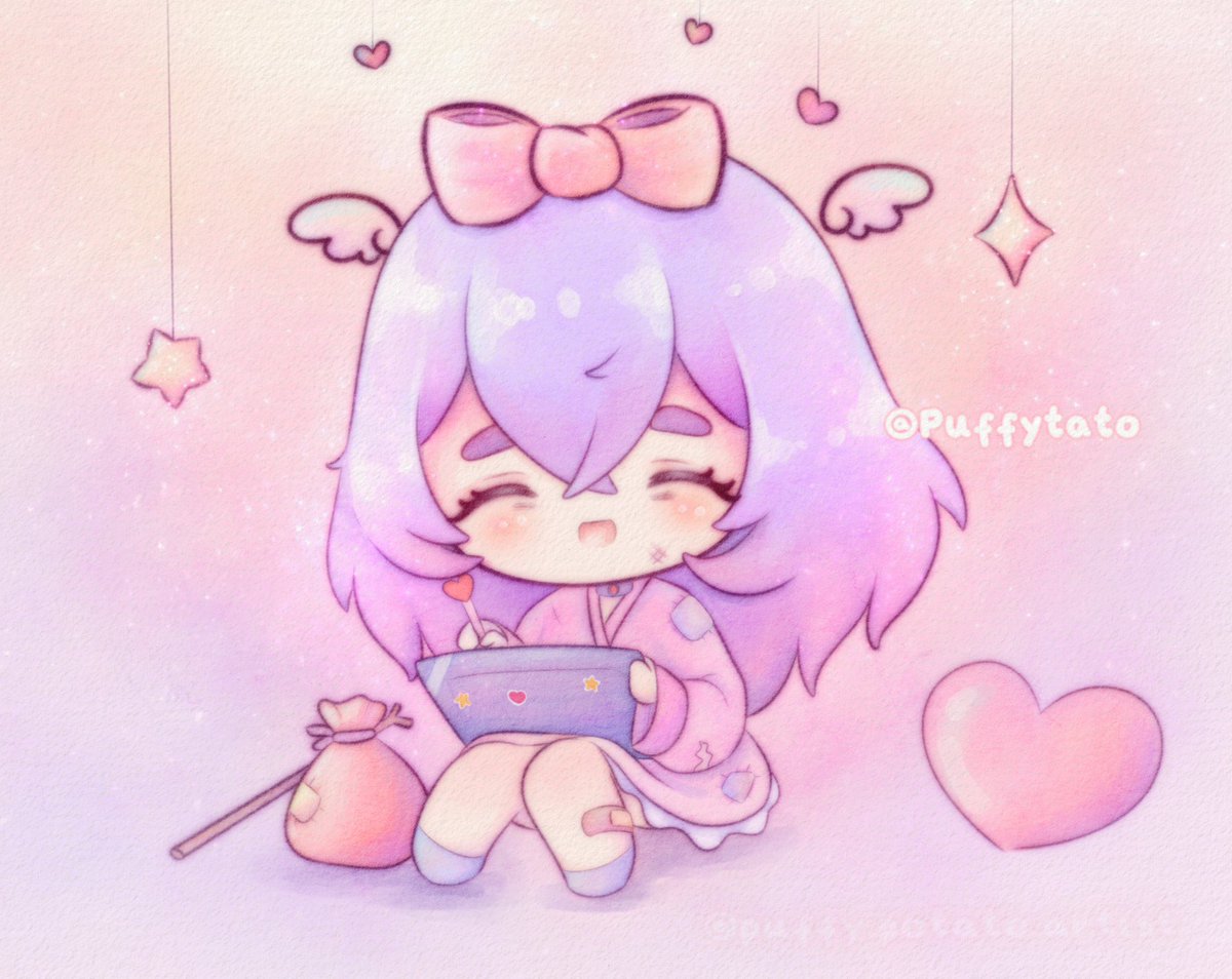 @Puffytato (@puffytato) on Twitter photo Hello my beautiful friends !
We’ll be doing our monthly $40 commission giveaway again live on stream! 
Where we pick one artist to commission them $40 to draw whatever they want! 
It will be on 
June 27th at 12 PM CST
**Rules**
 1️⃣ Follow me on Twitch ^-^
 2️⃣ Join my Hello my beautiful friends !
We’ll be doing our monthly $40 commission giveaway again live on stream! 
Where we pick one artist to commission them $40 to draw whatever they want! 
It will be on 
June 27th at 12 PM CST
**Rules**
 1️⃣ Follow me on Twitch ^-^
 2️⃣ Join my