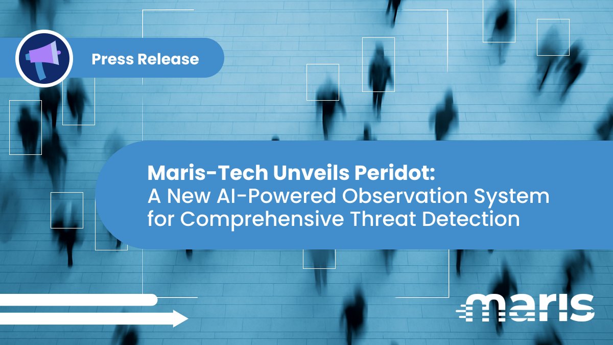 MarisTech's tweet image. We’re excited to announce the completion of the first prototype of Peridot, a new AI-powered observation system for comprehensive situational awareness. 

🔹Panoramic view
🔹Uninterrupted coverage 
🔹Early detection

Read more here: tinyurl.com/yrunarvb 

 #MTEK