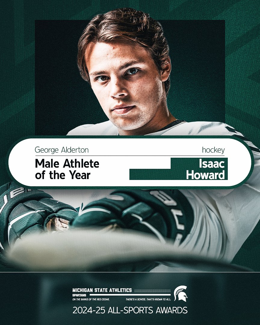 The best of the best.

The 2024-25 George Alderton Male Athlete of the Year is our very own, Isaac Howard!

Howard is our 14th student-athlete to earn the Alderton and the first since Jake Hildebrand in 2015.