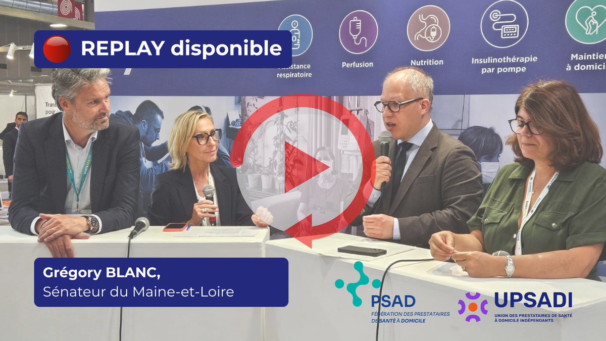 Fédération des PSAD - #SantéDeProximité (@fedepsad) on Twitter photo 🔴 Vous l’avez manqué ? Le REPLAY de la Télé des PSAD 📺 avec Grégory Blanc, Sénateur du Maine-et-Loire est là👇 
🔗 youtube.com/watch?v=xFIetY…
#SantExpo2025 #PSAD #SantéDeProximité #LaTéléDesPSAD 🔴 Vous l’avez manqué ? Le REPLAY de la Télé des PSAD 📺 avec Grégory Blanc, Sénateur du Maine-et-Loire est là👇 
🔗 youtube.com/watch?v=xFIetY…
#SantExpo2025 #PSAD #SantéDeProximité #LaTéléDesPSAD
