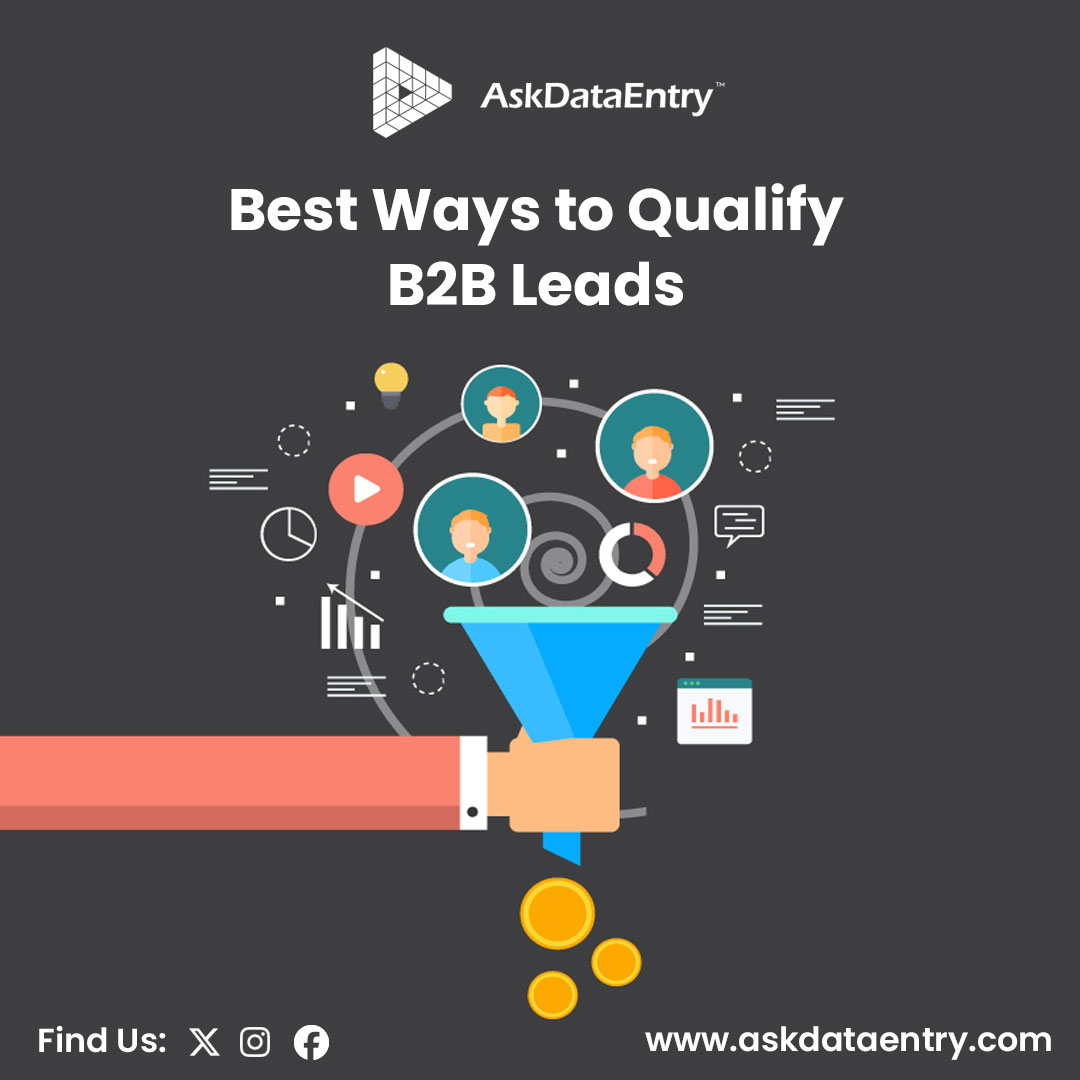 AskDataEntry's tweet image. Want to know the best way to 𝙦𝙪𝙖𝙡𝙞𝙛𝙮 𝘽𝟮𝘽 𝙡𝙚𝙖𝙙𝙨?
Here we have created a dedicated blog to discuss the lead qualification framework for B2B. 
Read it now 👇
#b2b #leadprocessing #data #outsource