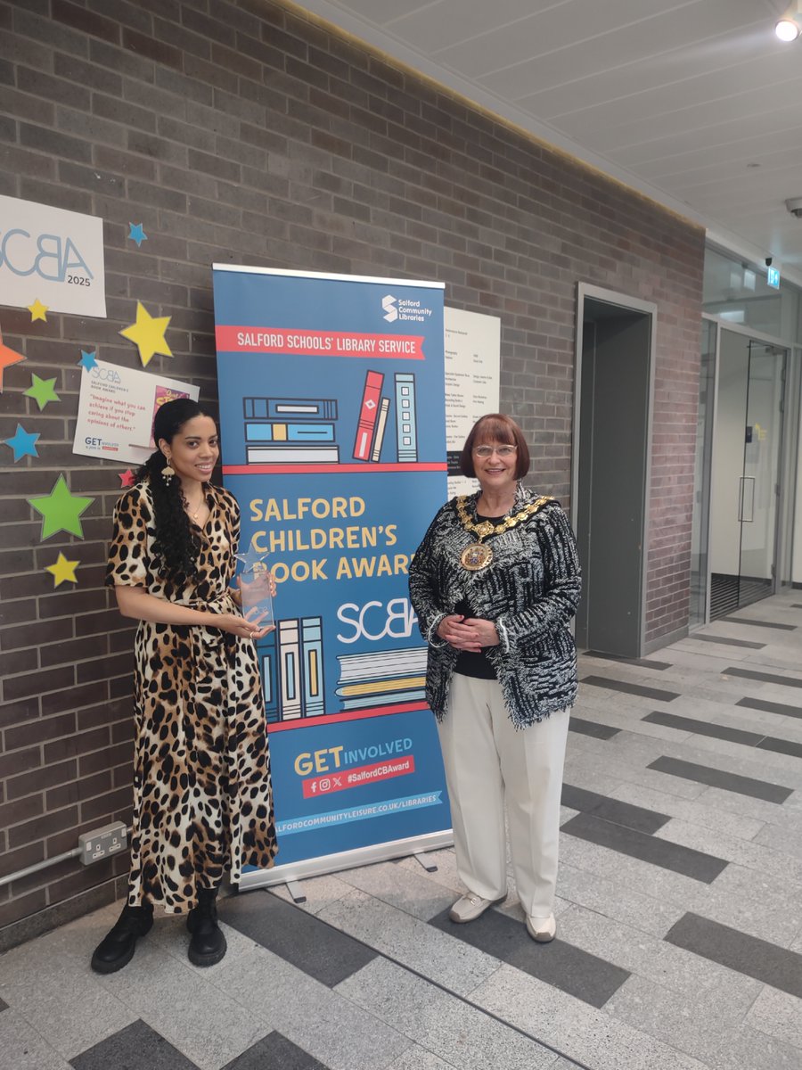 We are feeling very inspired after a fantastic morning at the 2025 Salford Children's Book Award ceremony where <a href="/KimberlyWhittam/">Kimberly Whittam</a> took home the award in our student-led vote. 

Thank you to everyone for joining us and see you all next year where we do it all again. #SalfordCBAward
