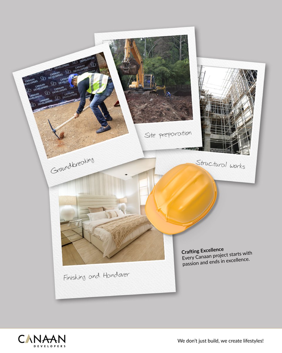 CanaanDeveloper's tweet photo. Every Canaan project begins with purpose, from the first dig to the final handover, we build with passion and deliver with precision.
#BuildingExcellence #canaandevelopers #wecreatelifestyles #wdjb https://t.co/DLrrKjOiF5