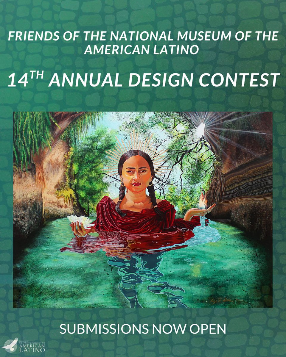 latinomuseum's tweet image. Our #LatinoMuseumDesignContest is back!🎨 Share your best artwork with us by July 16. We can't wait to see what you come up with! Check out the link in our bio for more🔗
