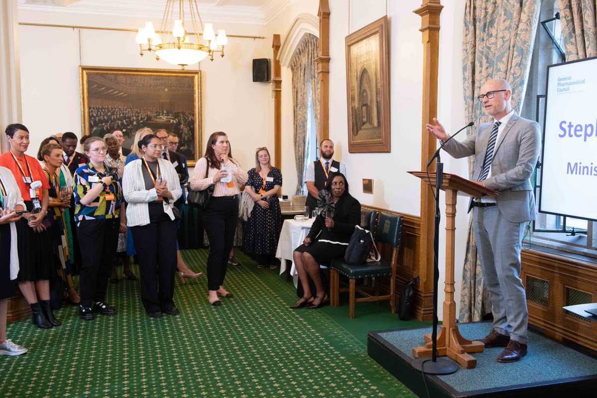 Last week, we launched our new strategic plan for 2025-30 at a launch event at the House of Commons. Thank you to <a href="/steveracemp/">Steve Race MP 💙💛</a> for hosting our event and to the Minister of State for Care <a href="/SKinnock/">Stephen Kinnock</a> for a powerful address on the important role of pharmacy>> tinyurl.com/bdfnhfjr