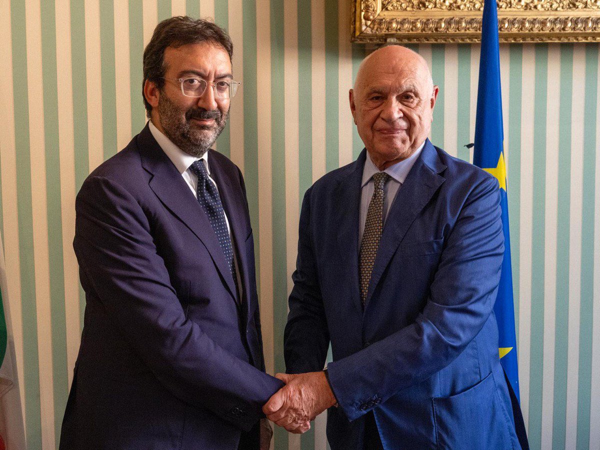 minGiustizia's tweet image. ⚖️ #Nordio ha incontrato una delegazione del Servizio esecuzione sentenze della @court_rights
@coe_ita, guidata da @GianlucaCoE: “Prima volta in missione in 🇮🇹, a testimonianza dell’importanza della #CEDU per il nostro Paese; primo passo per uno stabile canale comunicativo”