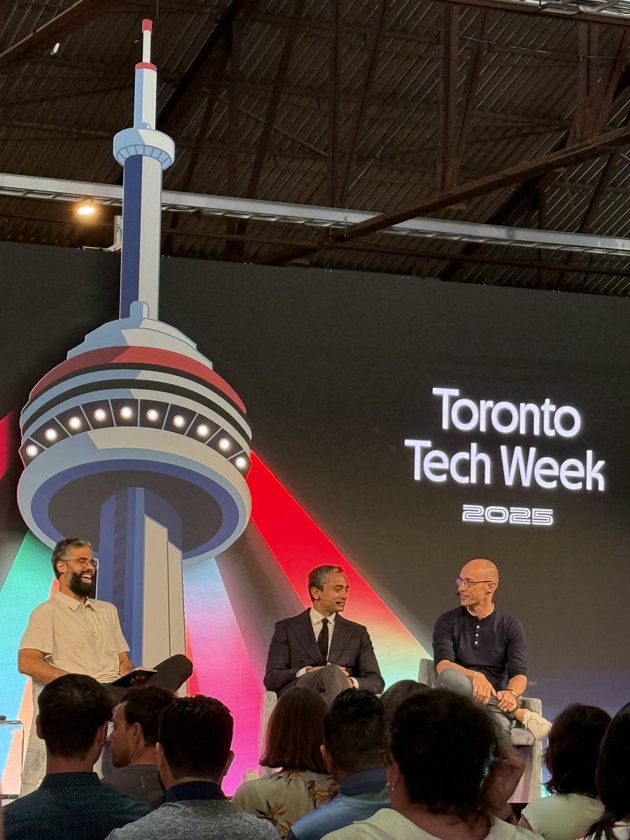 Closing fireside for <a href="/TOtechweek/">Toronto Tech Week</a> Homecoming with <a href="/skanwar/">Satish Kanwar</a> <a href="/chamath/">Chamath Palihapitiya</a> <a href="/tobi/">tobi lutke</a>
