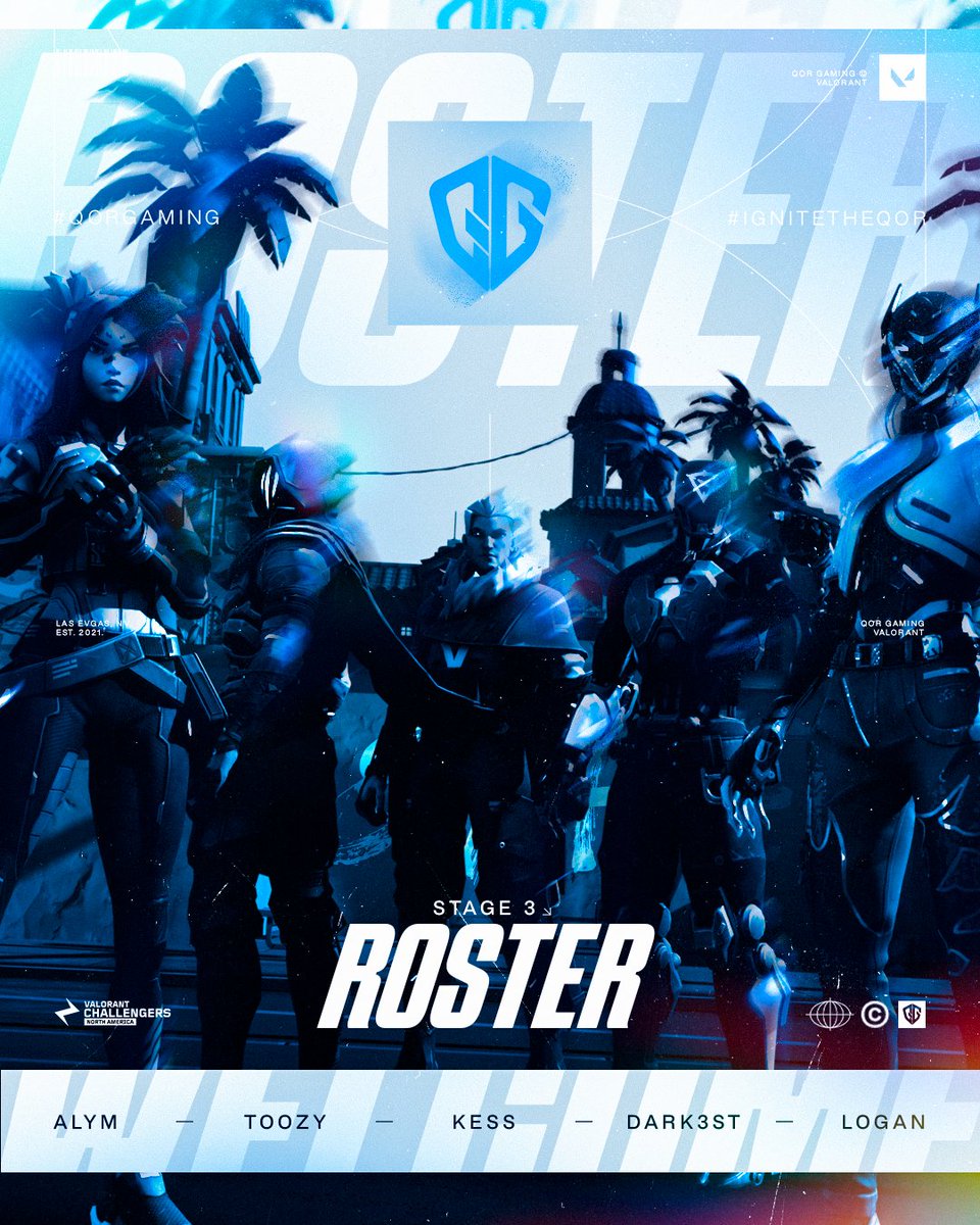 Welcome home fellas!!  Introducing our Valorant Roster for Stage 3 #ChallengersNA 🏡

🔥 <a href="/alym_val/">alym</a> 
🔥 <a href="/ToozyVAL/">toozy</a> 
🔥 <a href="/KessVLR/">SUPERKESS</a> 
🔥 <a href="/Dark3stVal/">Dark3st</a> 
🔥 <a href="/LoganFxke/">Løgan</a> 
📋 <a href="/zeloVL/">Harry💫</a> 
📈 <a href="/slowiscool/">slow</a> 

#QORWIN | <a href="/acenavalorant/">ACE VALORANT Challengers NA</a>
