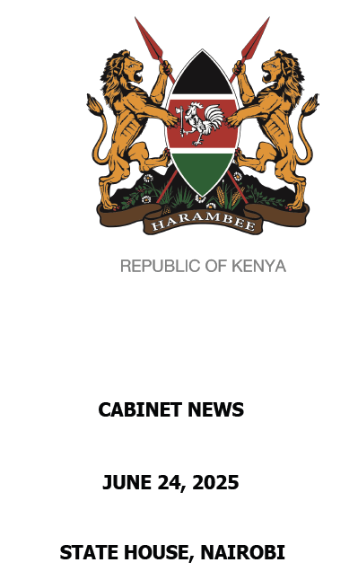 🚨 BREAKING: Kenya Takes Bold Stand Against Alcohol &amp; Drug Abuse! 🚨

📢 CABINET APPROVES GROUNDBREAKING NATIONAL POLICY (2025)

In a historic move to protect Kenya’s future, the Cabinet has today adopted the National Policy on Prevention of Alcohol, Drugs &amp; Substance Use