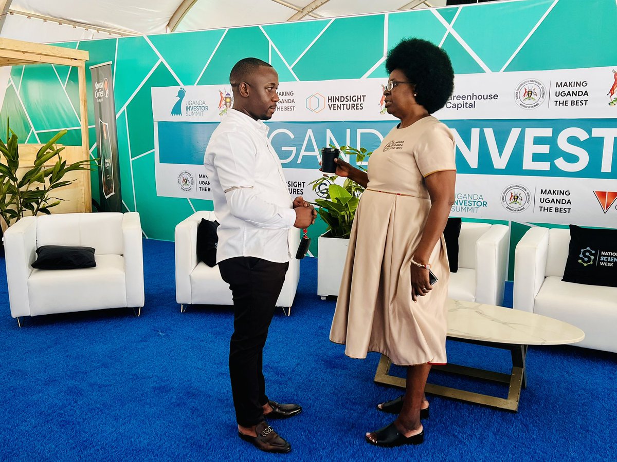 Nafasi_Tech's tweet photo. #NationalScienceWeek Takeaway!  
Our ED @Sserodger met Hon. @DrMusenero (@MoSTI_Uganda) to align on Uganda’s e-commerce future:  
👉 Scaling digital access for WOMEN &amp; YOUTH-led SMEs  
👉 Integrating entrepreneurs into National Tech Strategies. https://t.co/Ey7vYOuRGx