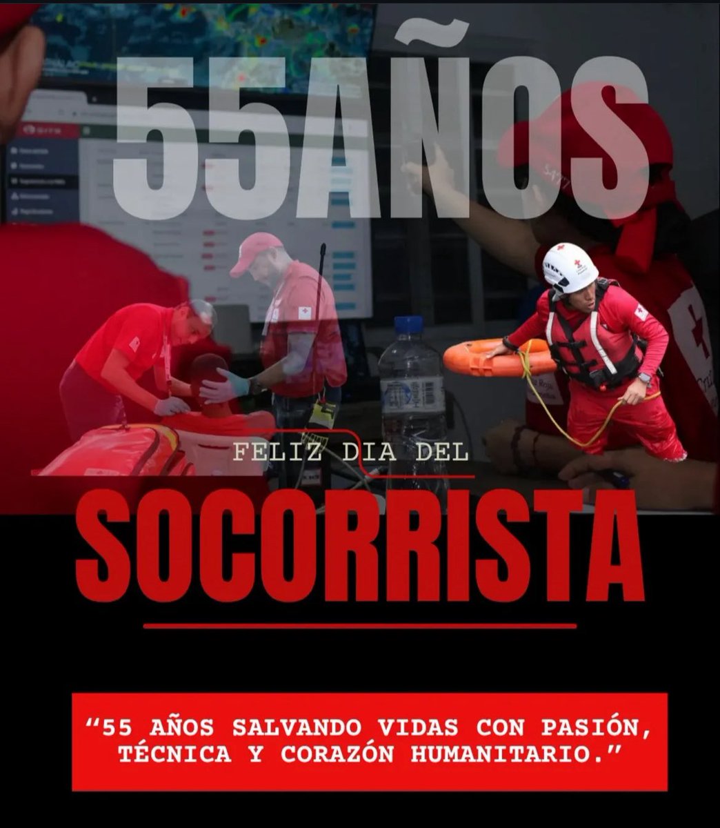 Hoy destacamos el coraje, dedicación y entrega de las mujeres y hombres que componen el Cuerpo de Socorristas de <a href="/CruzRojaPanama/">Cruz Roja Panameña</a> 

Muy orgulloso de lo logrado en este 55º aniversario, gracias al trabajo de todos y todas. 

¡Muchas felicidades y vamos por muchos años mas!