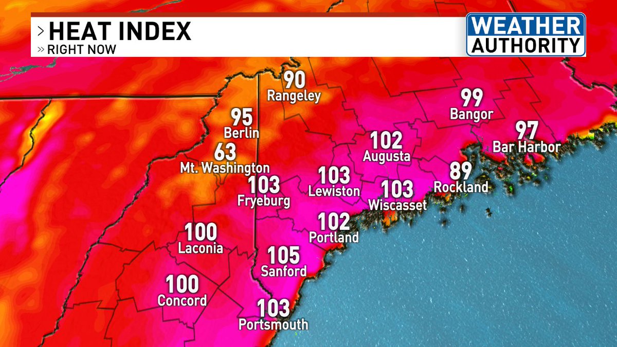 12 PM Update: I cannot believe how hot it feels outside. A great way to explain it, as if someone was pointing a hot blow-dryer at you.  #mewx #heatindex