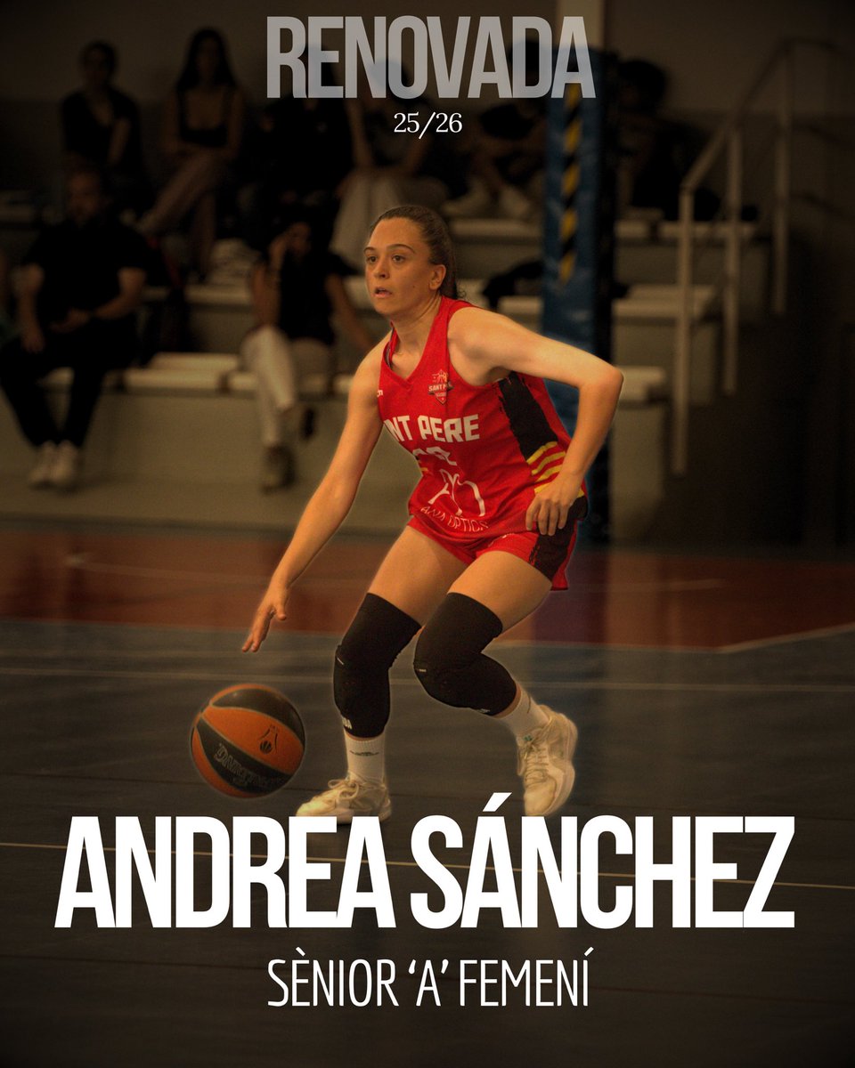 🫵🏽 𝗟𝗔 𝗧𝗘𝗩𝗔 𝗔𝗡𝗗𝗥𝗘𝗔 𝗣𝗥𝗘𝗙𝗘𝗥𝗜𝗗𝗔

✍🏽 Després d’una gran primera temporada, l’Andrea aposta per quedar-se al CASAL

😌 La més elèctrica, la més tiradora, la més àgil i també la que més protesta 

🔴 Contents de poder-te gaudir un any més

#SomVermelles | #SantPere